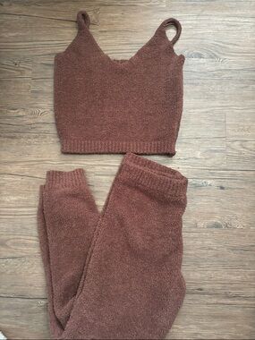 Fashion nova Sherpa set